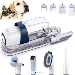 Pet grooming kit with vacuum for dogs and cats vacuum brush