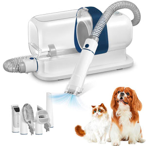 Pet grooming kit with vacuum for dogs and cats vacuum brush